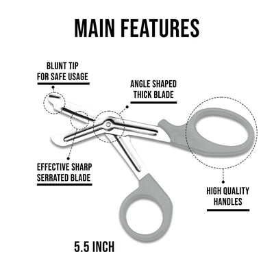 EMT Trauma Shears 7.25" Multicolor Medical Scissors 20-Pack | EMS XTRM - EMS XTRM