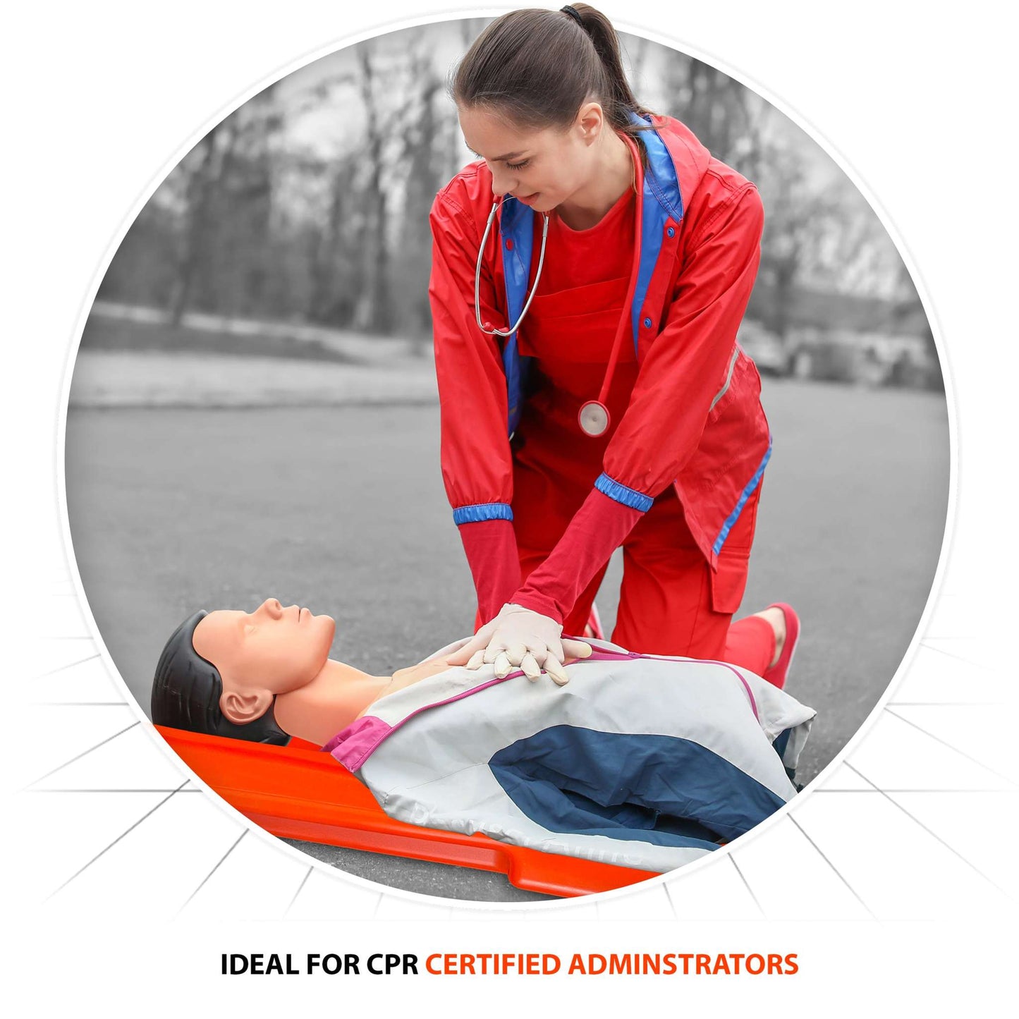 CPR Backboard by EMS XTRM - Essential for Professionals & Trainers - EMS XTRM