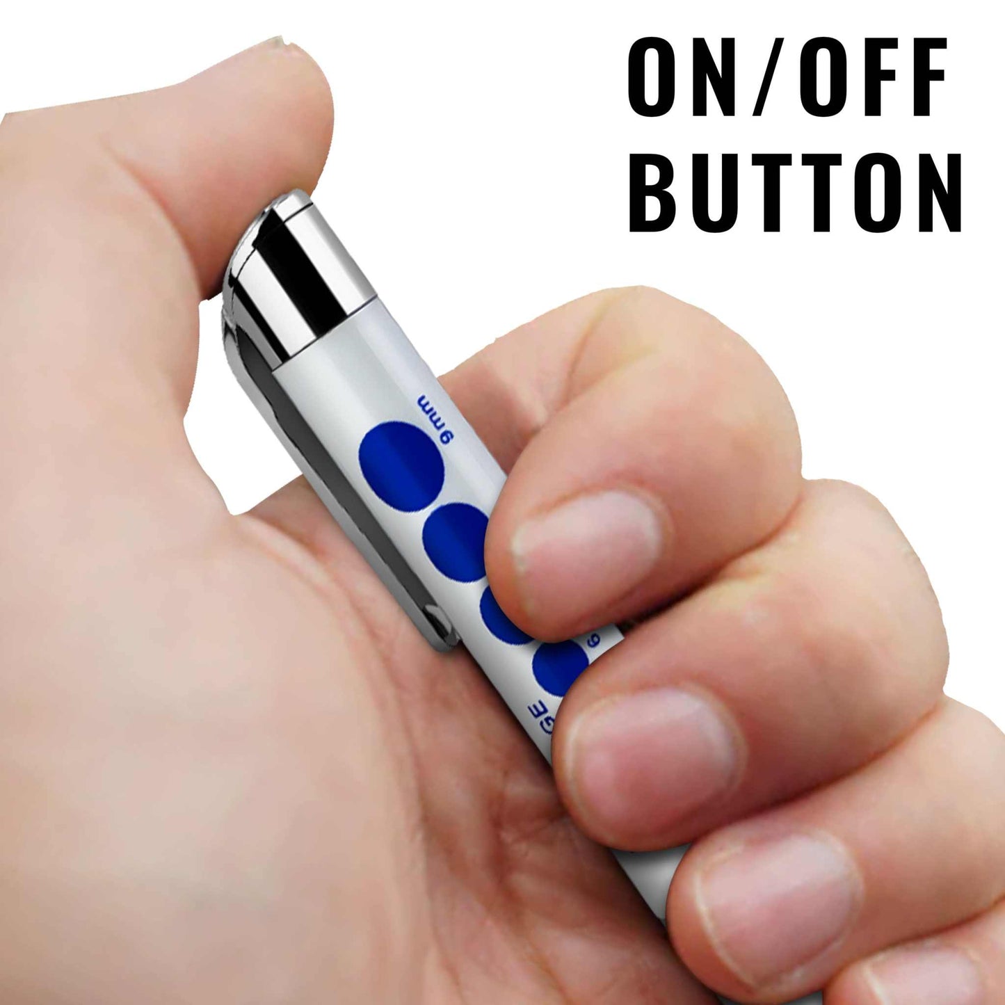 Reusable Penlights with Pupil Gauge - lightweight 6-Pack | EMS XTRM - EMS XTRM
