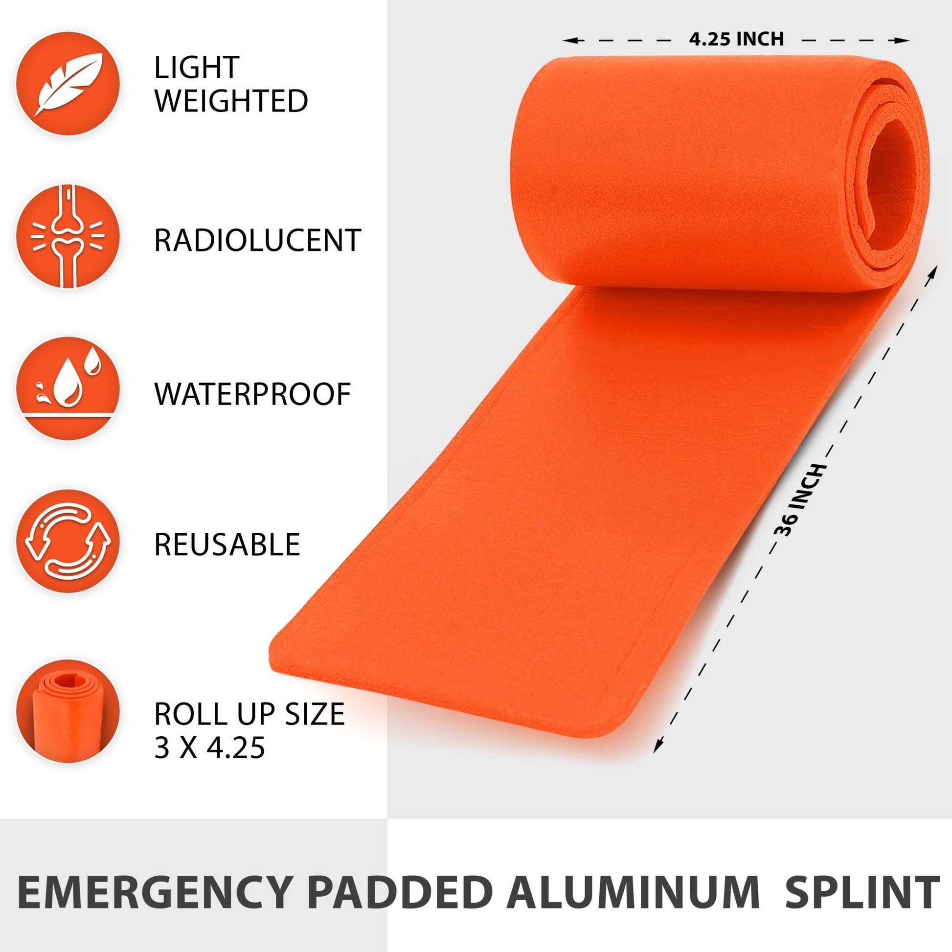 Universal Aluminum Splint 36 Inch - Lightweight | EMS XTRM -  EMS XTRM