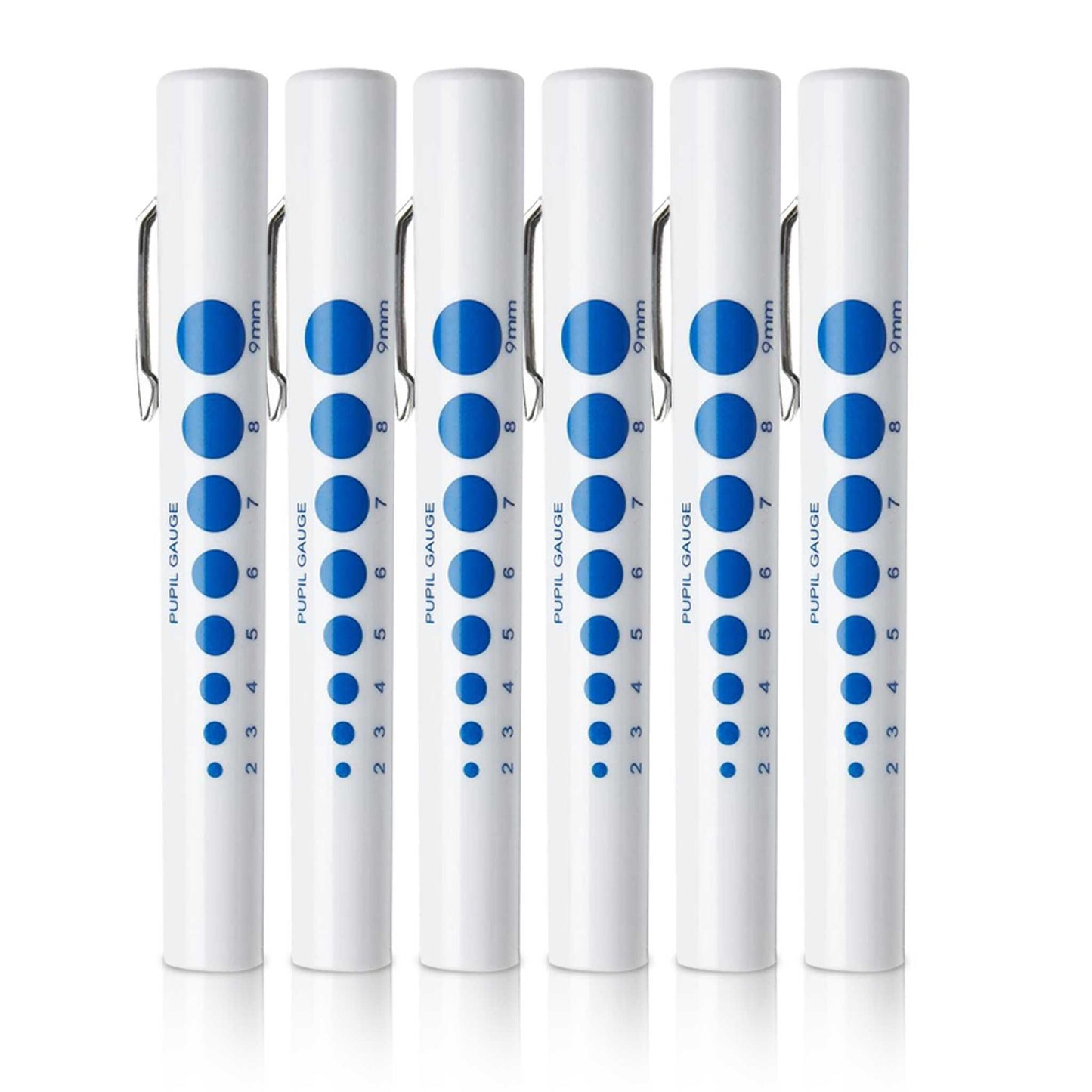 Disposable Penlights with Pupil Gauge - 6-Pack | EMS XTRM